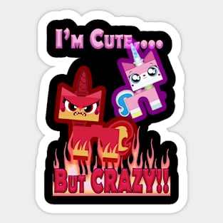 Crazy Kitty Sticker